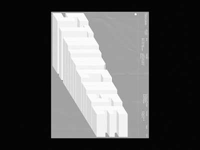 Staircase layout layoutdesign minimal poster print type typographic typography