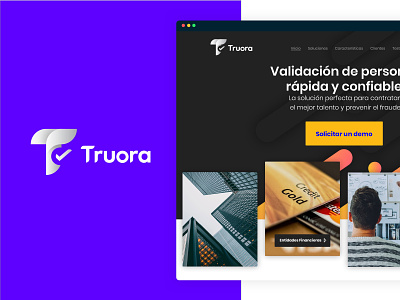 Truora app branding design iconography illustration logo typography ui design ux design web