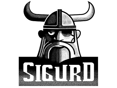Viking logo beard logo viking