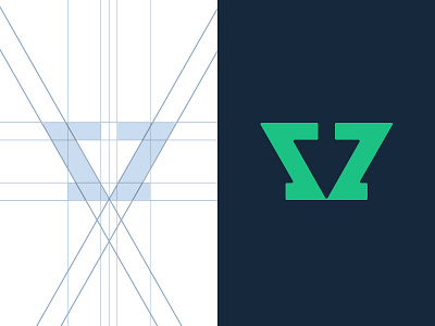 Vuzzu branding colors design geometry identity logo map process vector