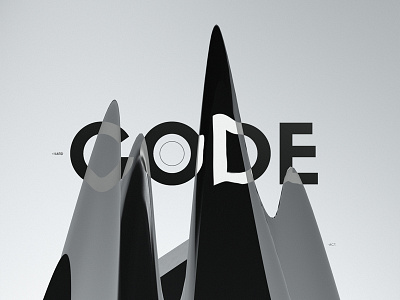 H'CO/de 3d abstract art autodesk code design graphic design minimal psd script surreal typography