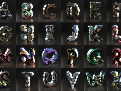 Surreal Alphabet