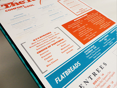 The Refinery layout menu typography