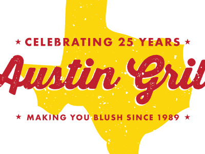 Austin Grill Anniversary Logos anniversary austin logo texas