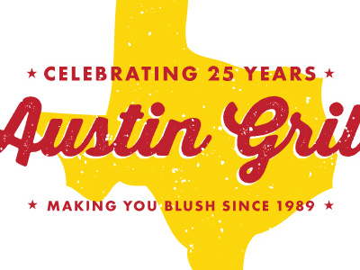 Austin Grill Anniversary Logos