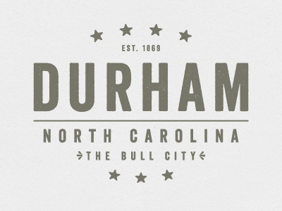 Durham Trademark durham graphic design north carolina trade mark typography