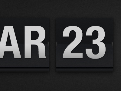 Animated Webkit Flipclock 3d transforms clock css3 flipclock webkit