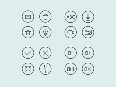 Basic Icons/Buttons