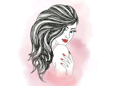 Illustration of a woman