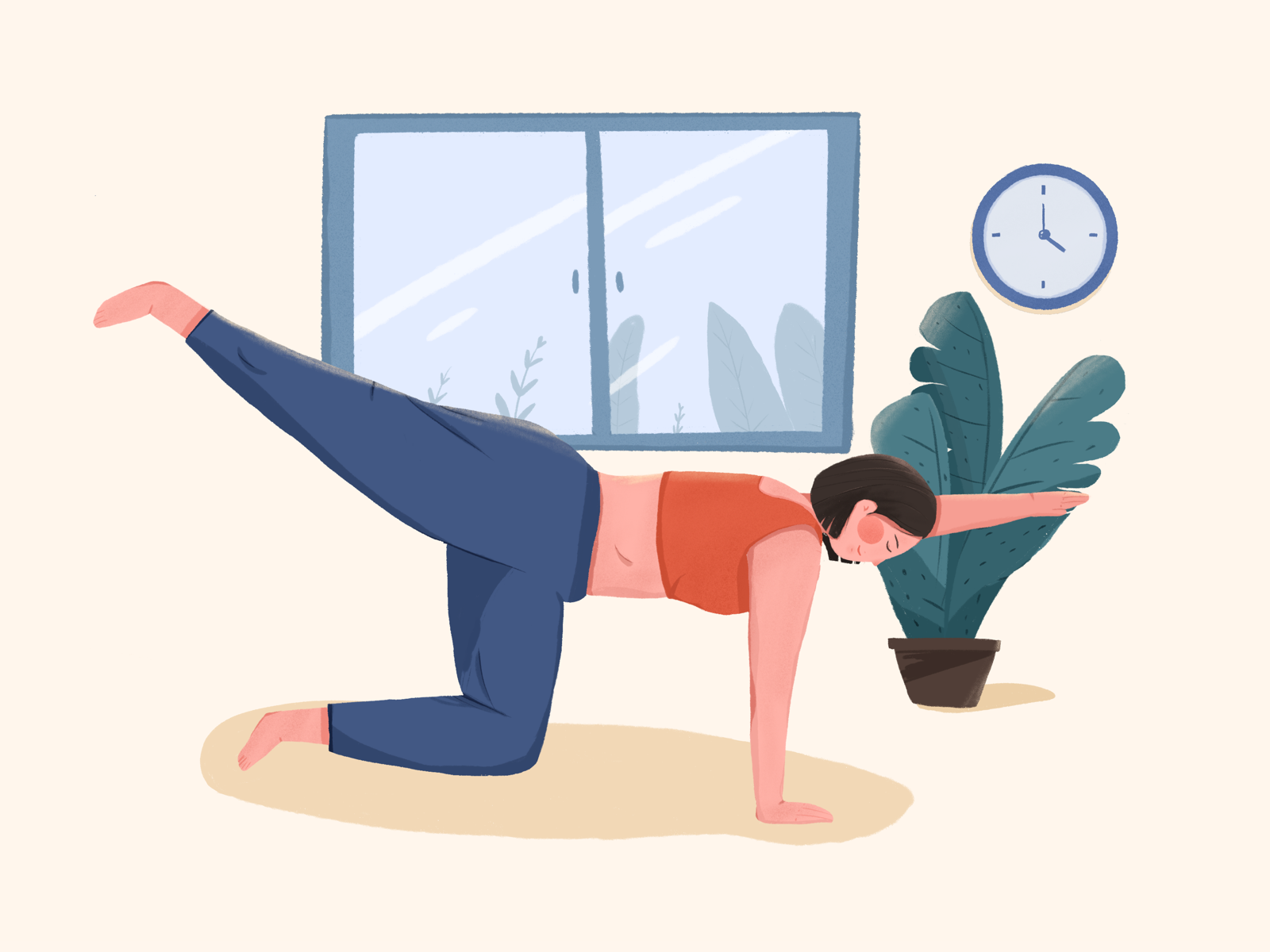 Yoga by Dali for Top Pick Studio on Dribbble