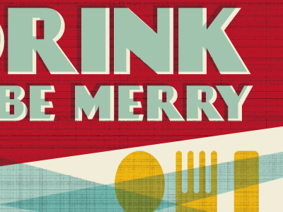 Eat, Drink and Be Merry drink eat food kitchen merry print restaurant