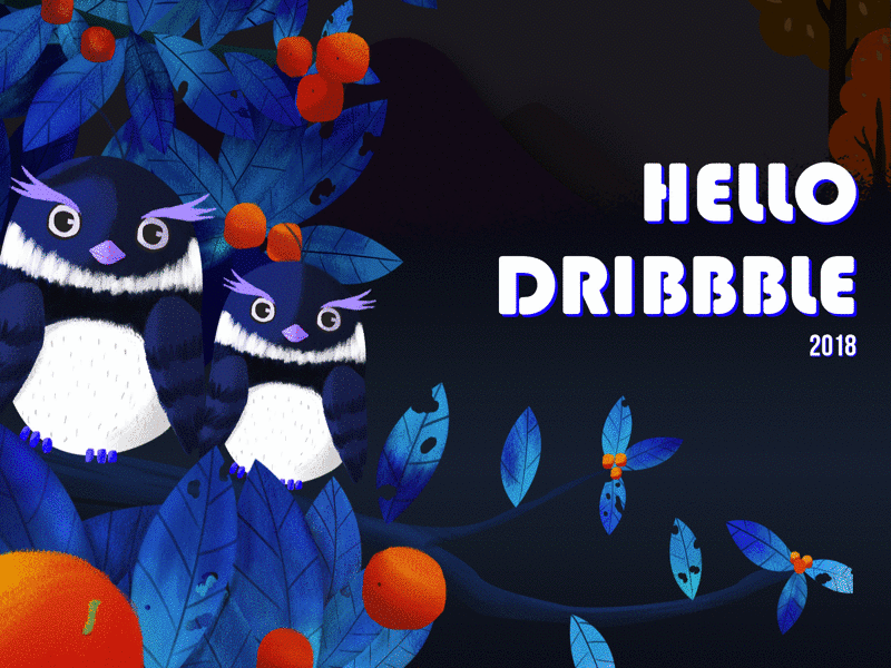 Hello Dribbble! animation first shot hello dribbble ui ux 插图 设计