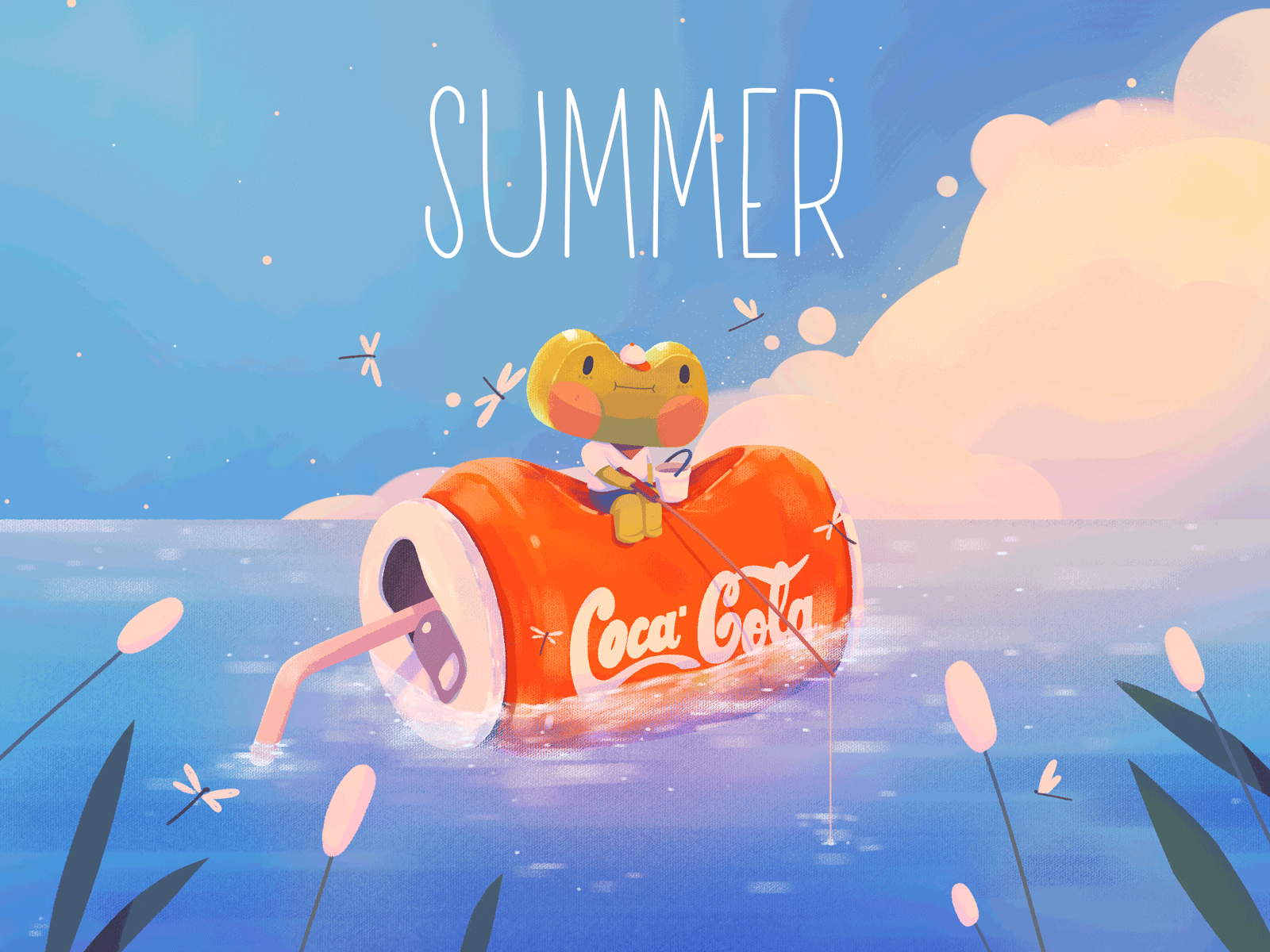 Frog And Summer
