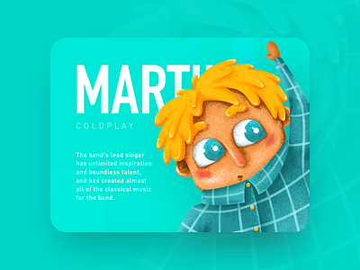 MARTIN children coldplay color illustration music