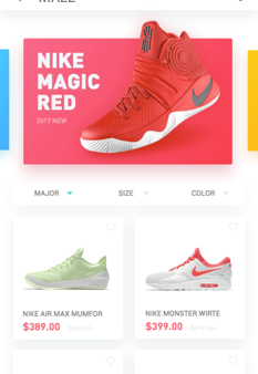 Shoes Mall by 杯杯MUG for UIGREAT Studio on Dribbble