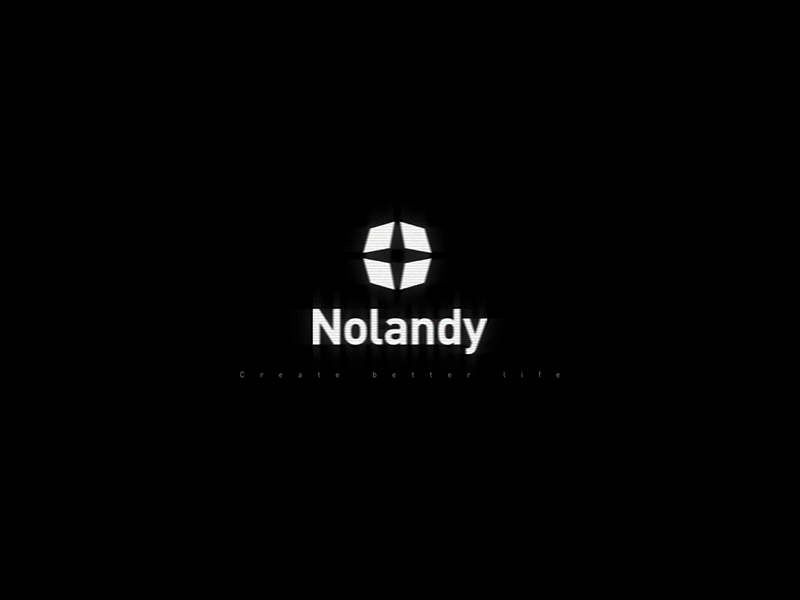 Nolandy Co., Ltd. blue design future gif light logo movie nolandy science start