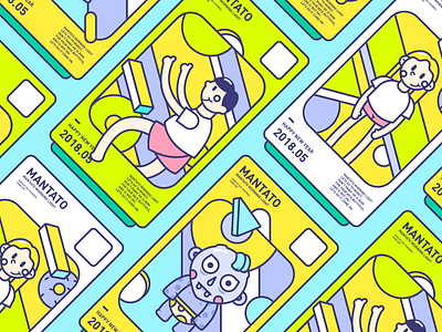 little try card cartoon color colorful cool cute design game illustration ui