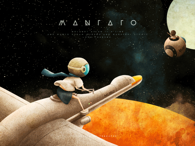 MANTATO V astronaut color cool design galaxy illustration ship star sun universe