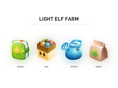 Light Elf Farm cartoon color cool design farm game icon illustration logo realism