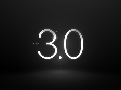 light 3.0 cool dark design illustration light number shine star texture vision