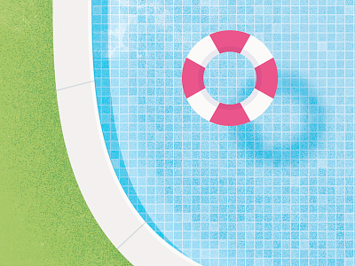 Swimming Pool blue color icon illustration party pool psd summer swimming