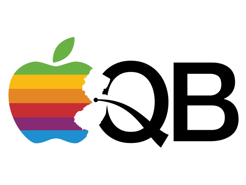 Apple Store Quaker Bridge logo by Jeff Heller on Dribbble