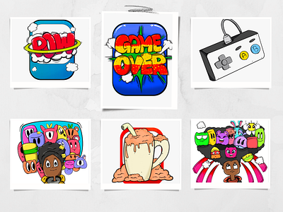 Season 3 Stickers artwork branding colours design doodles dribbblers illustration art illustration design illustration digital ipad procreate stickerart stickers