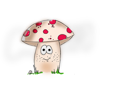 Mushroom Doodle art cartoon digital doodle ipad pro