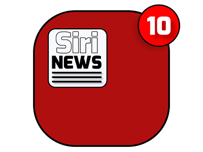 Siri News app icon redesign. app apple assemblyapp ios ipad news redesign siri