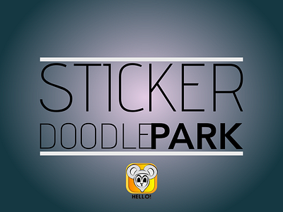 Sticker Doodle Park info. affinity apple artwork bright colours design doodles illustration ios ipad logo monster portfolio random stickers vector