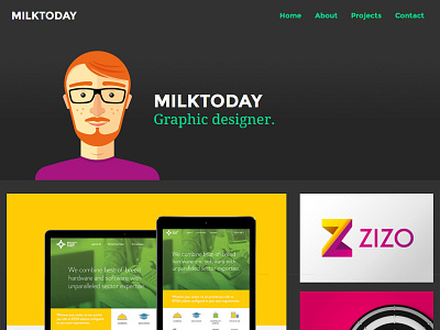 Milktoday 2016 bootstrap design portfolio responsive web website