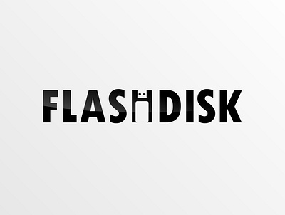 Flash Disk Logo Idea brand business clean clever creative dailylogo design fiverr flashdisk inspiration logo logos luxury minimalist modern project symbolic text typography wordmark
