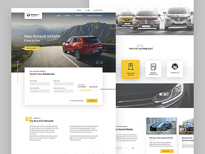 Renault Redesign car cars renault site website