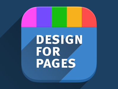 iOS7 App icon for Design For Pages (var 1)