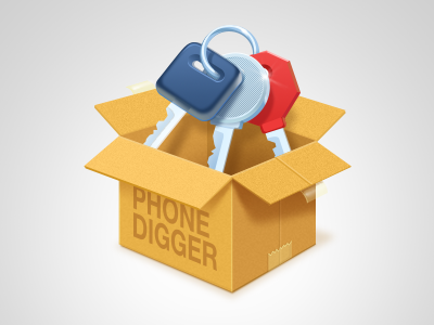 Application Icon for Phone Digger app app icon application application icon icon main icon windows