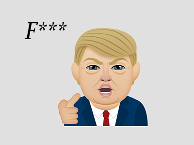 Trump's Emoji democrats elections trump usa
