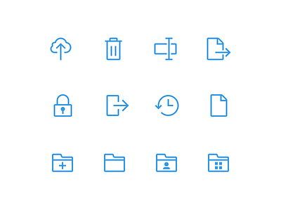 Minimalistic toolbar icons for WebFolder flat icon icons minimalistic toolbar