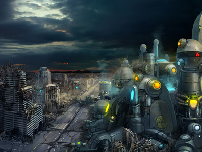 Cybernarium - City of Robots illustration