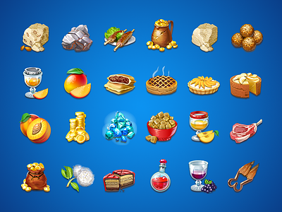 Silk Road Items (step 3) android art game goods illustrations. icons ios items store