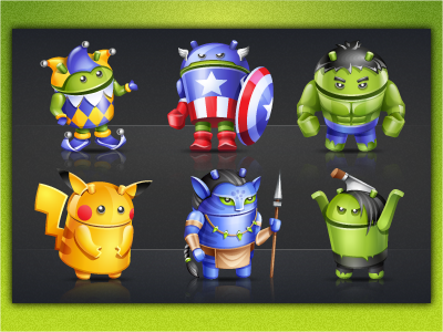 Androids (set 1) android droids