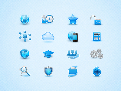 Icons for Axmor website blue icon icons set web website