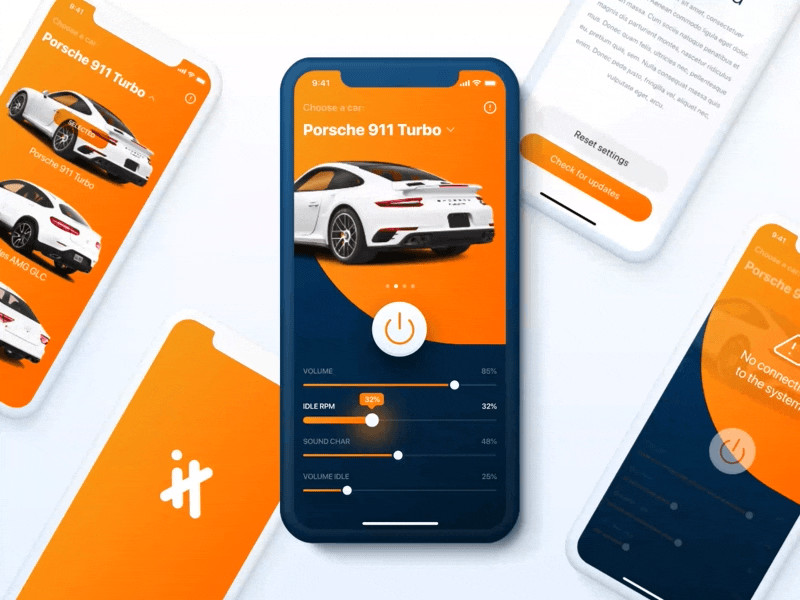 iXsound App 2019 animation car design development figma ios ios app logo principle ui ux uxui