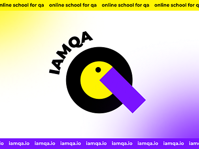 IAMQA – Logotype design gamedev logo logotype qa