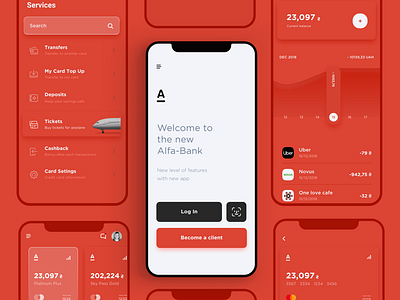 Alfa-Bank – Redesign app bank bank app banking cards design finance finance app interface mobile bank mobile banking ui ux