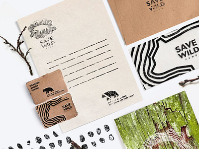 Save Wild / Brand Identity animal bear logo branding forest identity logo logotype typography wild wild animal