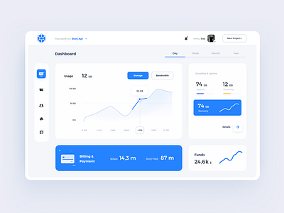 Storj Satellite Account by Stas Aristov on Dribbble