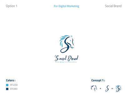 Social Brand branding design digital marketing graphics identity logo marketing