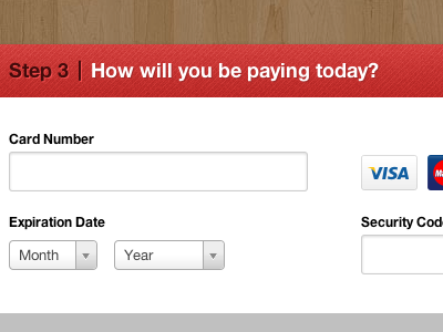 How will you be paying today?