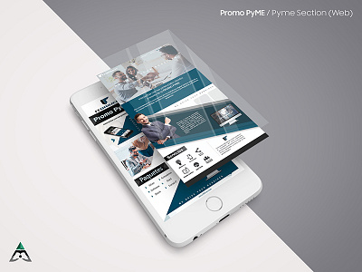 Promo PyME / PyME Section (Web) branding business design html ui venezuela web