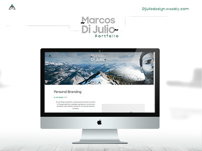 Dijulio Portfolio Personal branding construction design designer identity line logo pc pet weebly